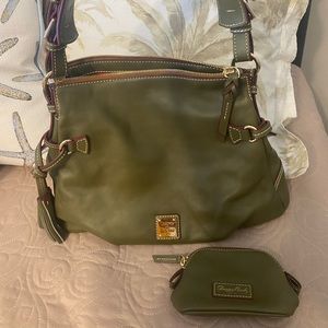 Dooney and Bourke shoulder bag with matching coin purse